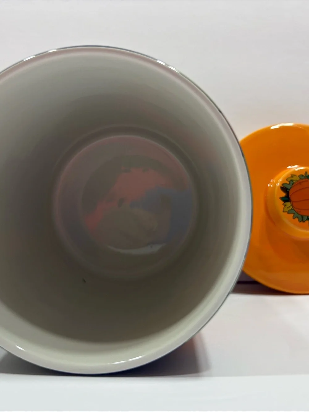 Charlie Brown Great Pumpkin Ceramic Canister - Orange